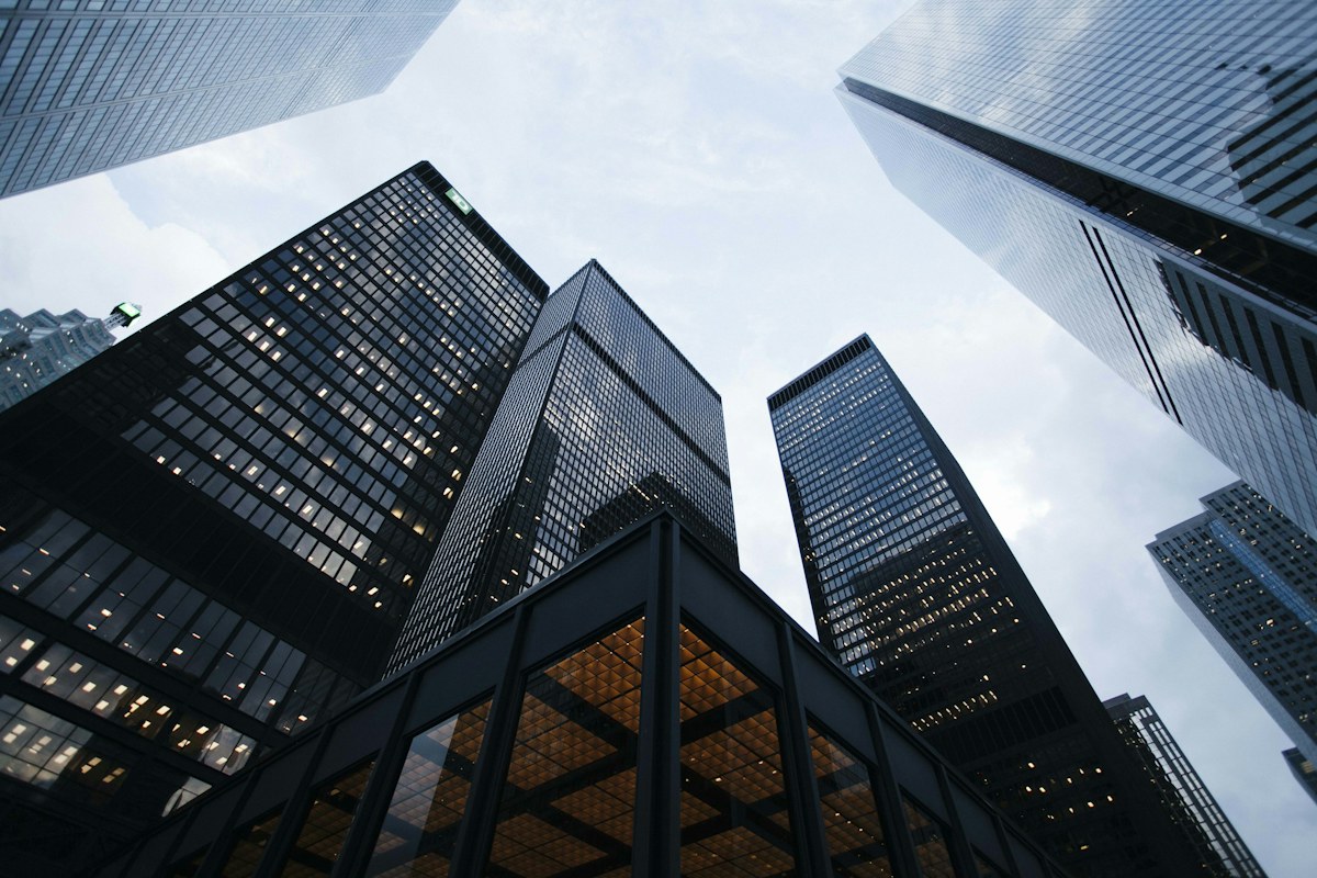 Arquitetura de edifícios comerciais, imagem ilustrativa